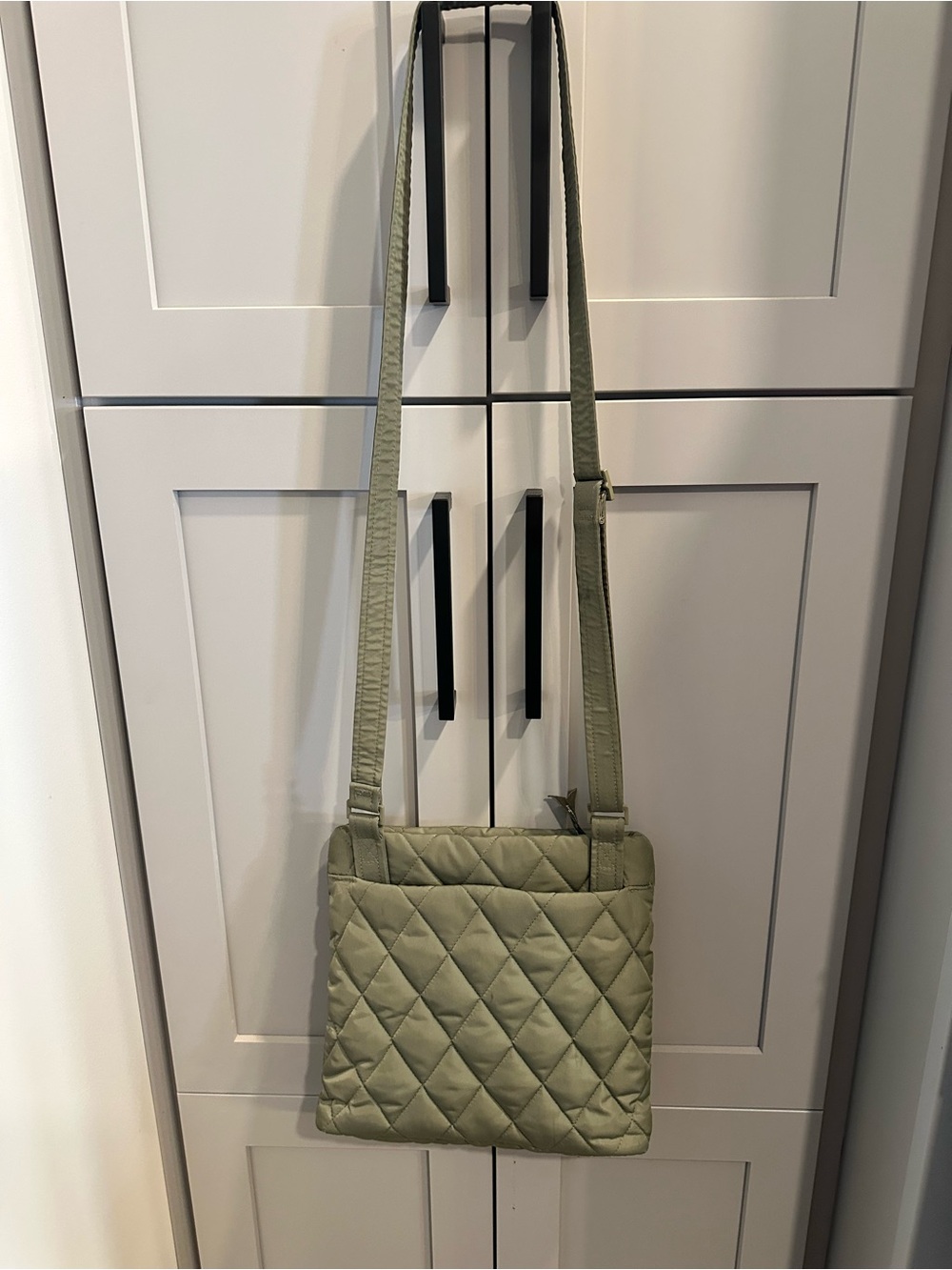 Vera Bradley Quilted Crossbody Bag in Olive